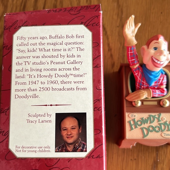 Hallmark Keepsake Ornament, Howdy Doody, Anniversary Edition, 1997 - Picture 7 of 7